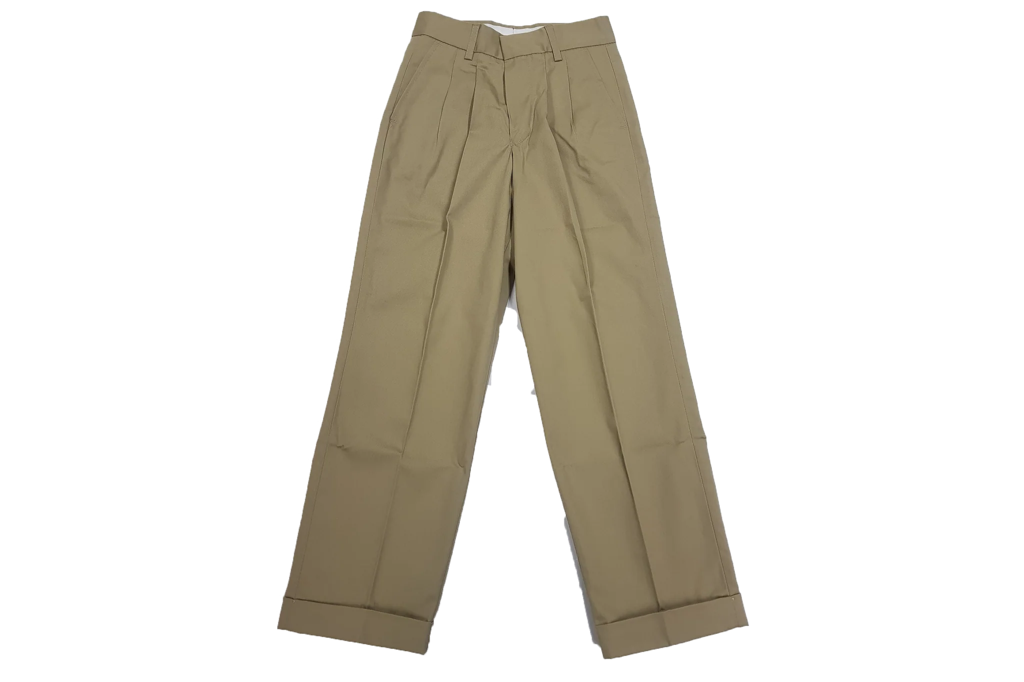 Beltloop Trouser Khaki Emb - Canaan College