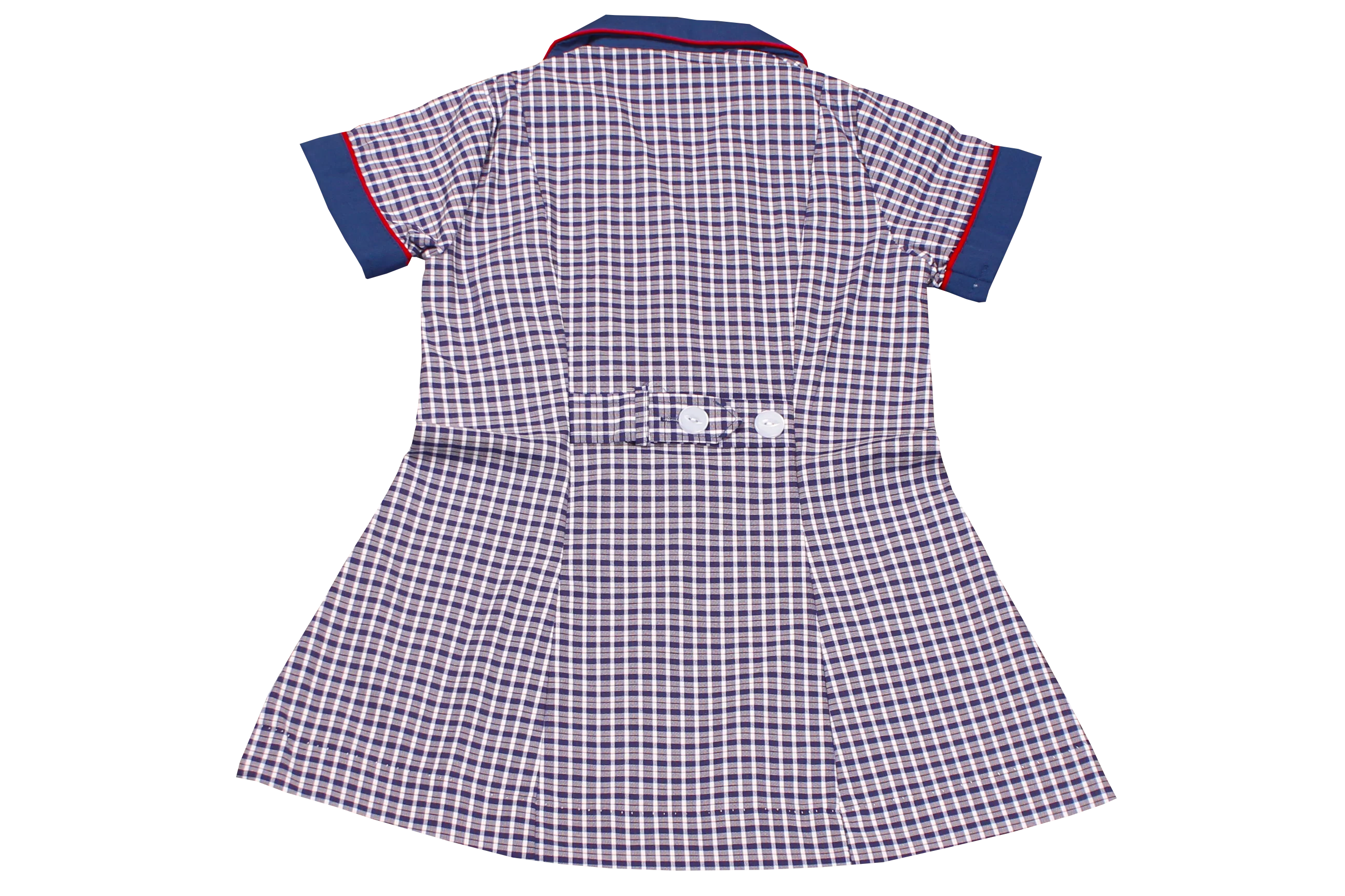 Check Emb Dress - Hillgrove - Image 2
