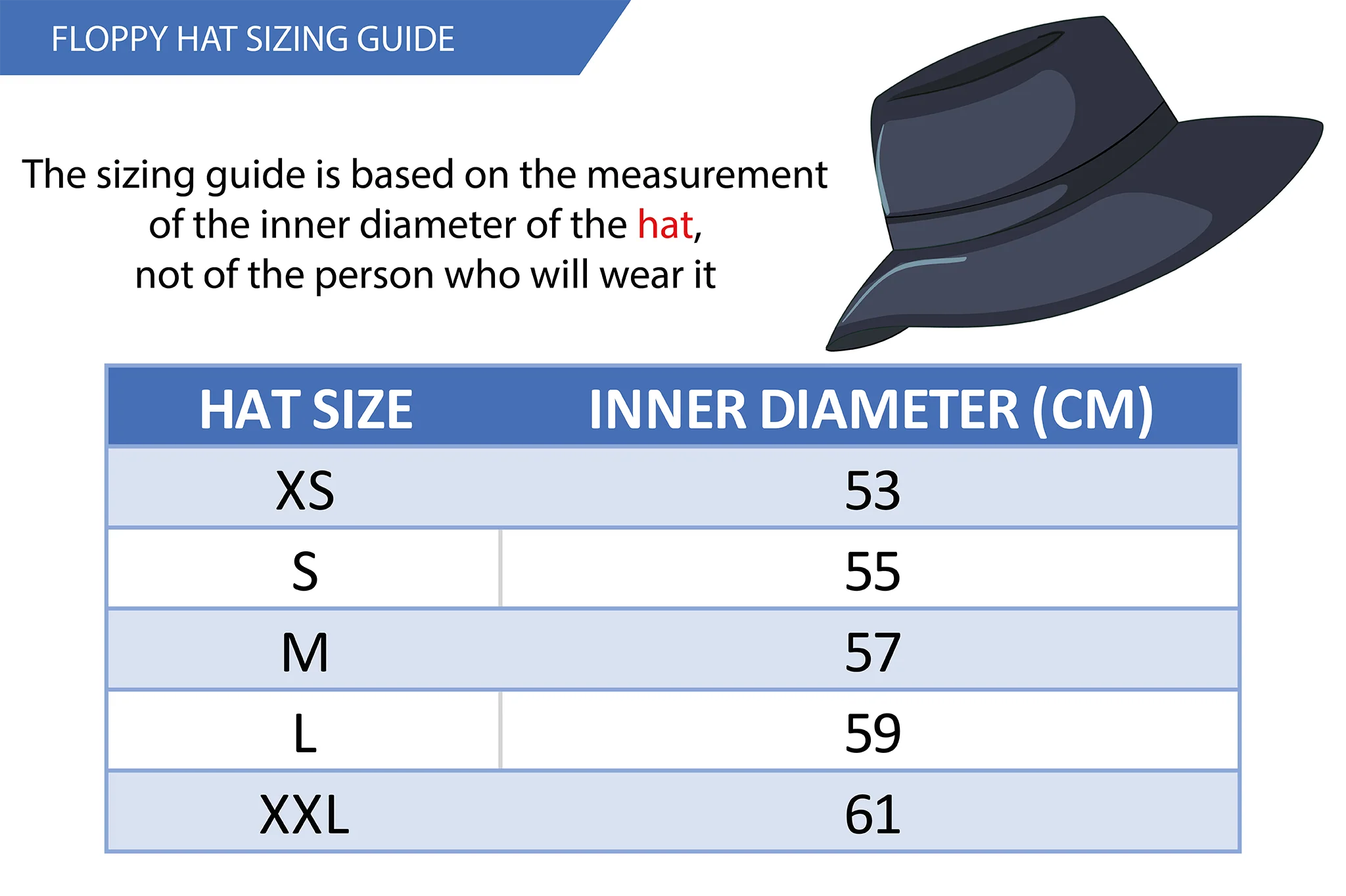 Floppy Hat Navy Emb - St James - Image 2