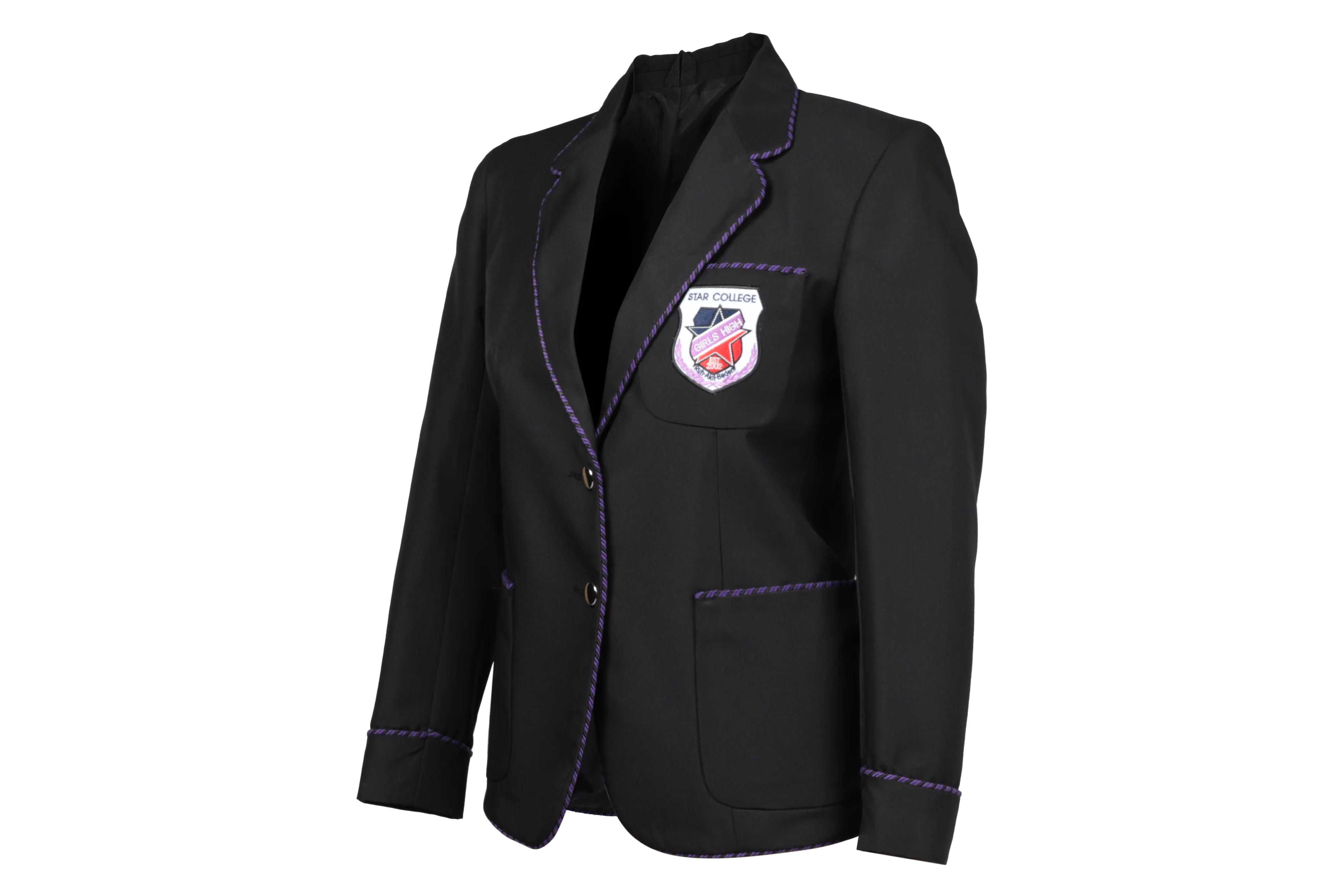 Ladies Braided Emb Blazer - Star College - Image 3
