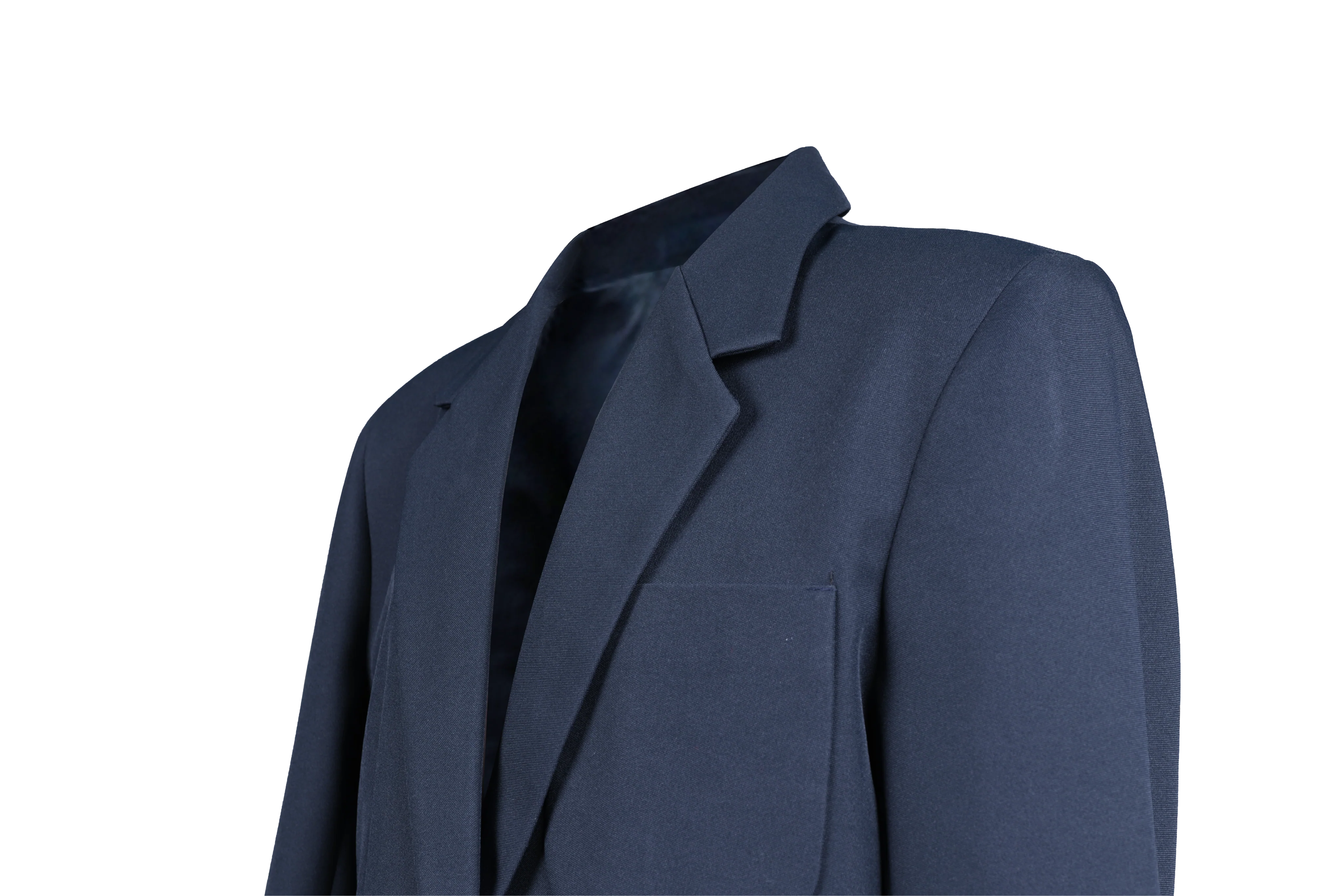 Ladies Plain Blazer - Navy - Image 3