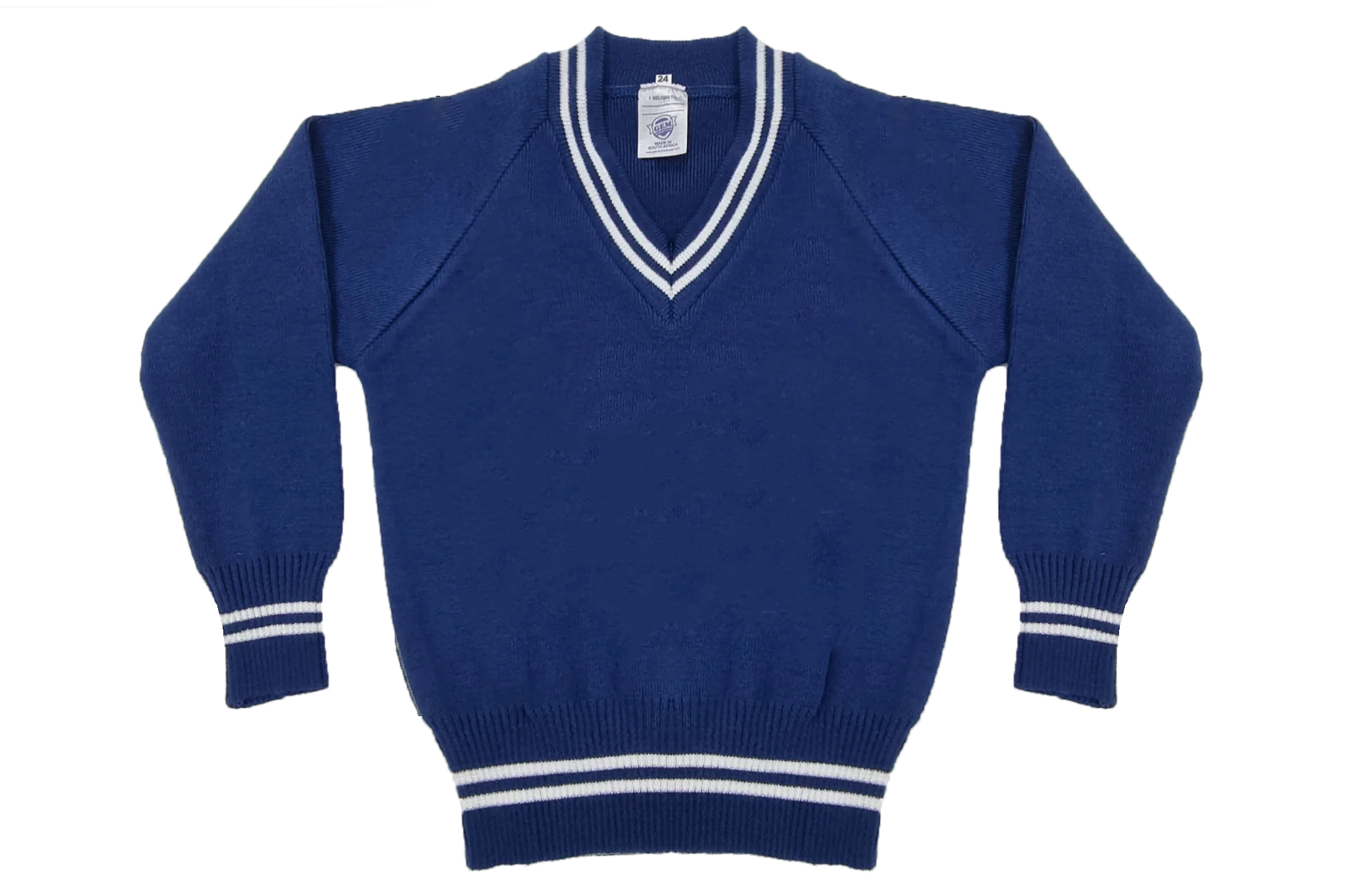 Longsleeve Striped Jersey - Thandu Royal/White