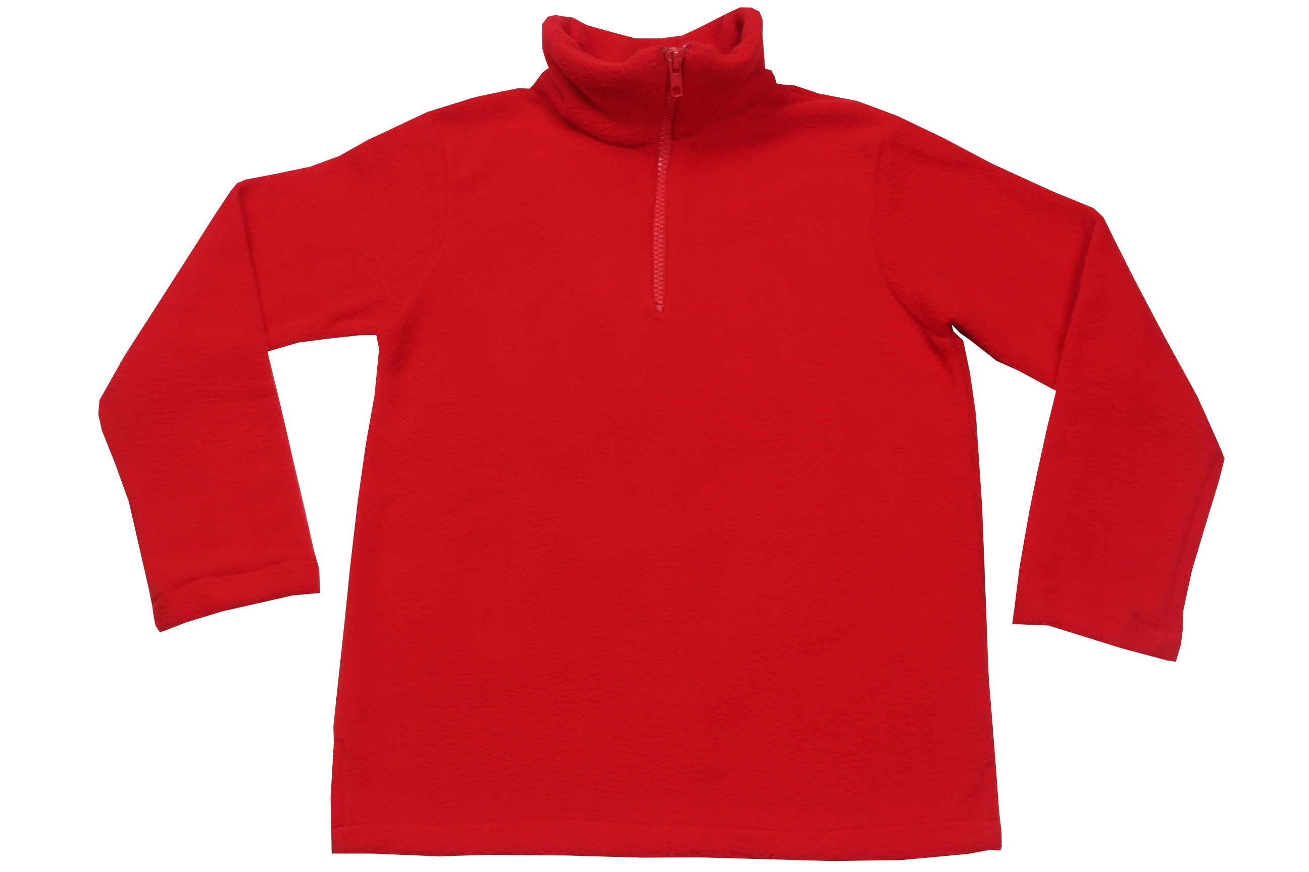 Plain Red Fleece Jacket