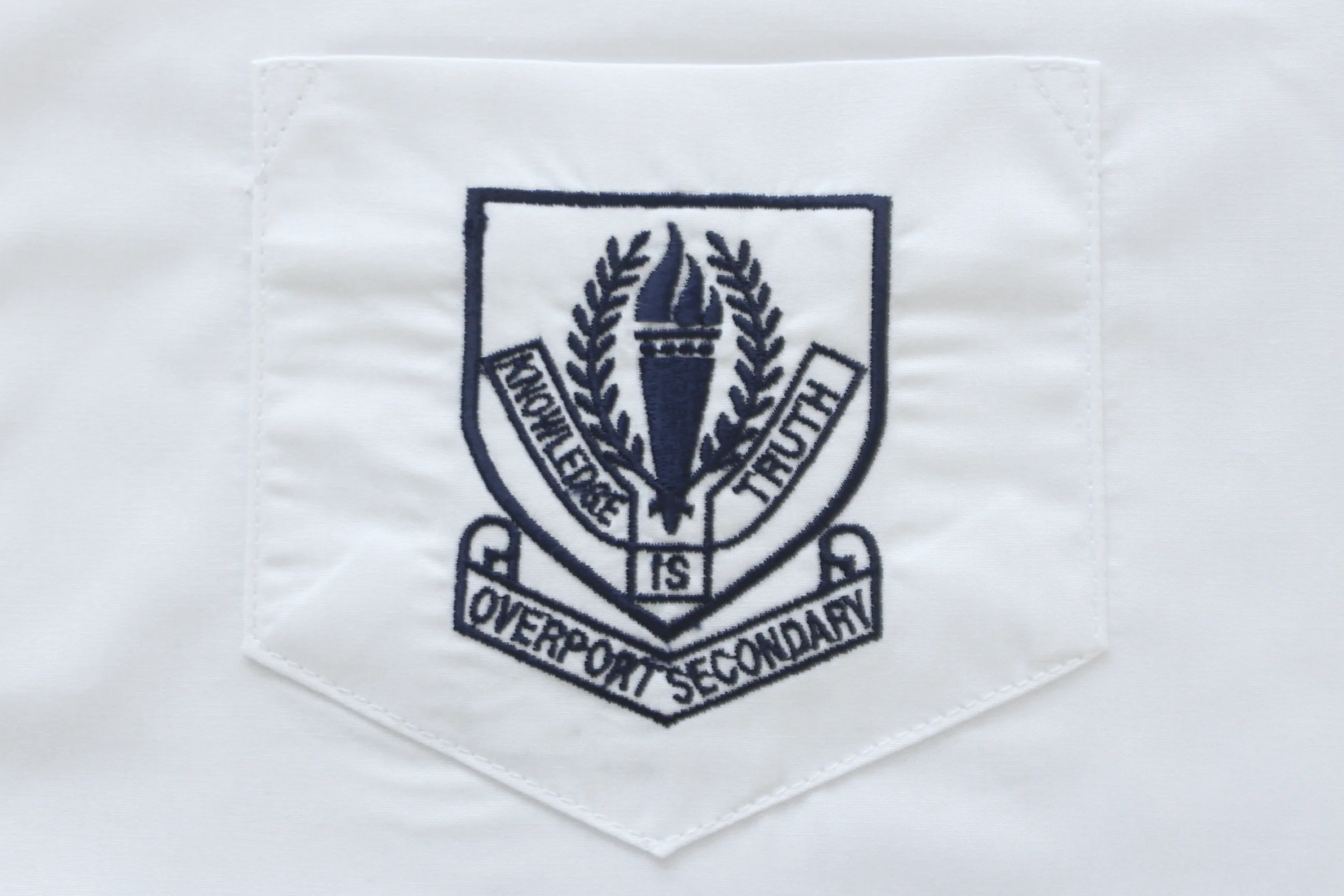 Shortsleeve Emb Shirt - Overport Secondary - Image 2