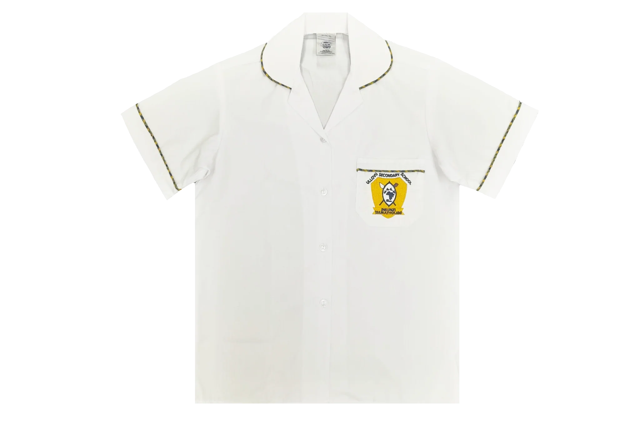 Shortsleeve Roundneck Blouse Emb - Ullovu Secondary School