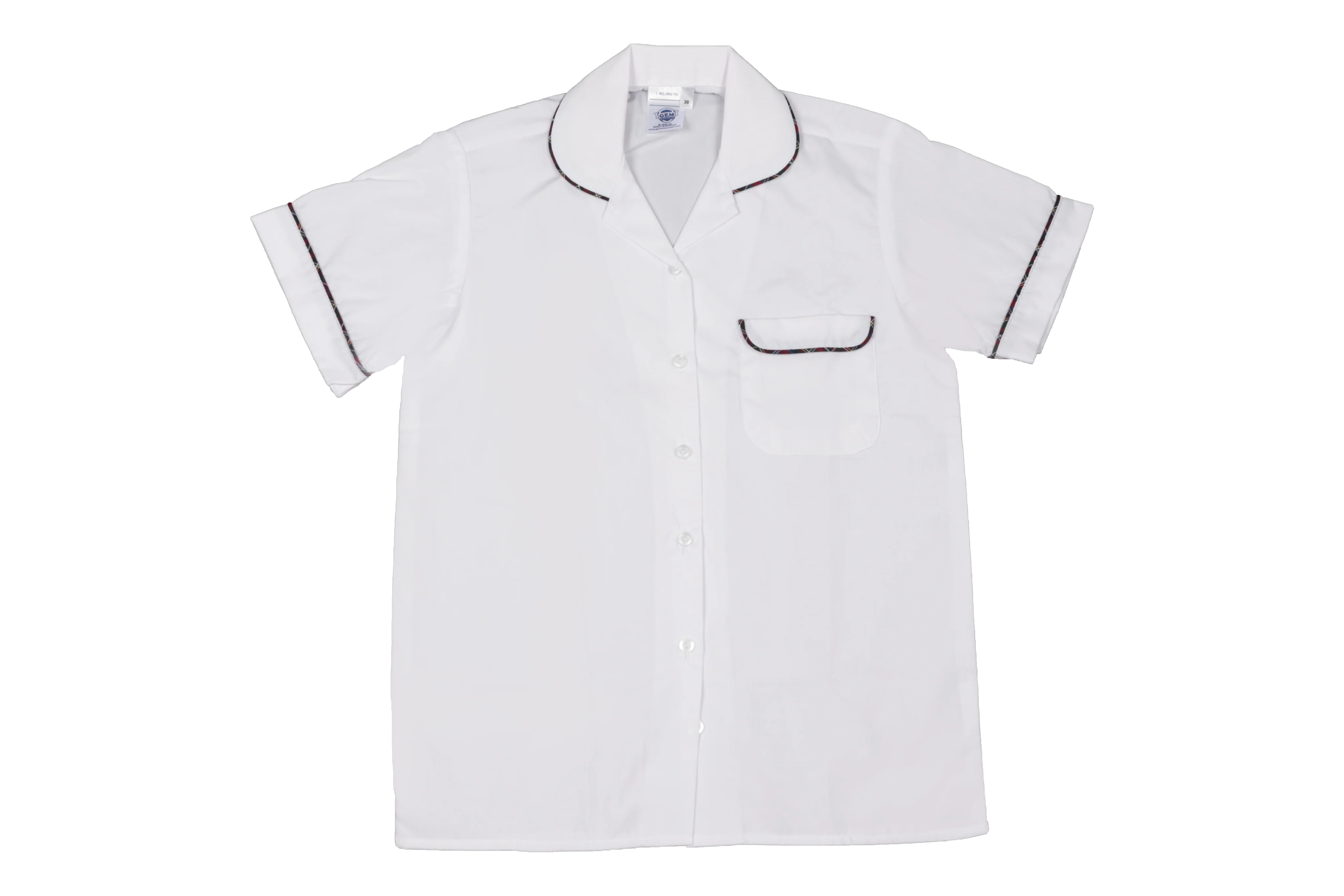 Shortsleeve Roundneck Blouse - Intakamazolo