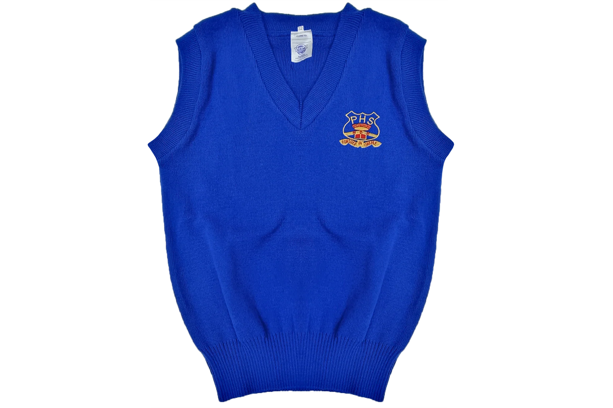 Sleeveless Emb Jersey - Pinetown High School