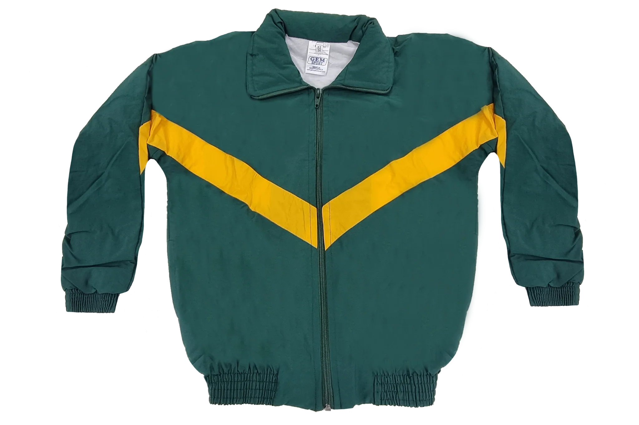 Taslon Tracksuit Set Plain - Bottle/Gold