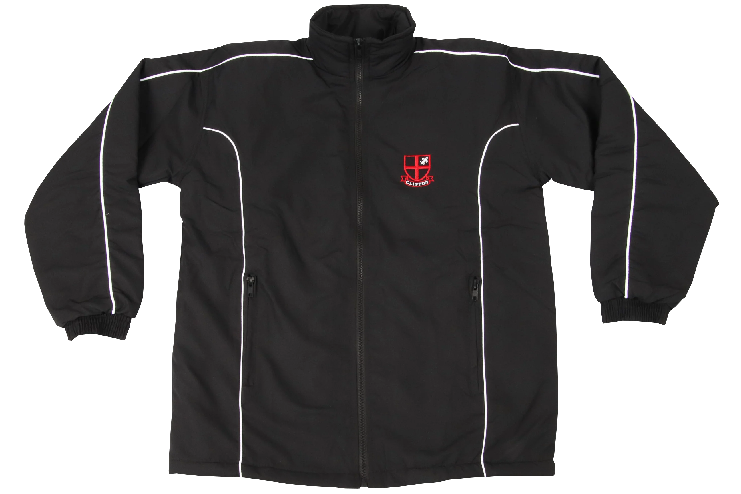Tracksuit Padded Jacket Micro Emb - Clifton College