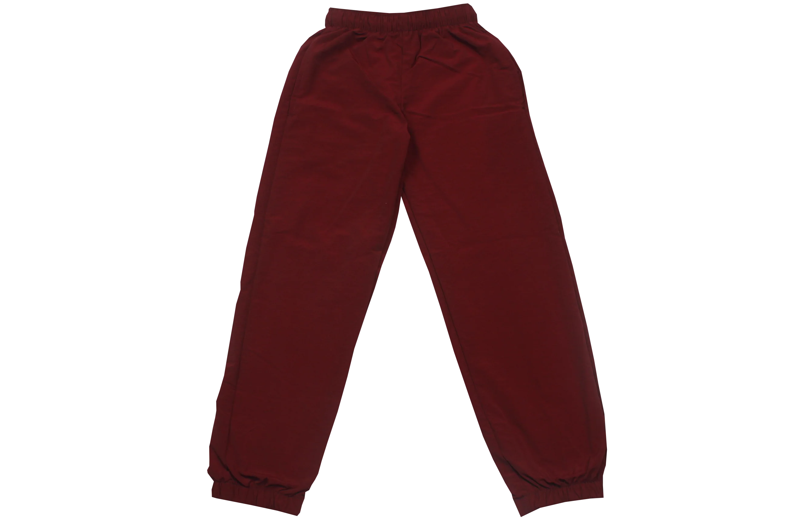Taslon Tracksuit Set Plain - Maroon/White - Image 2