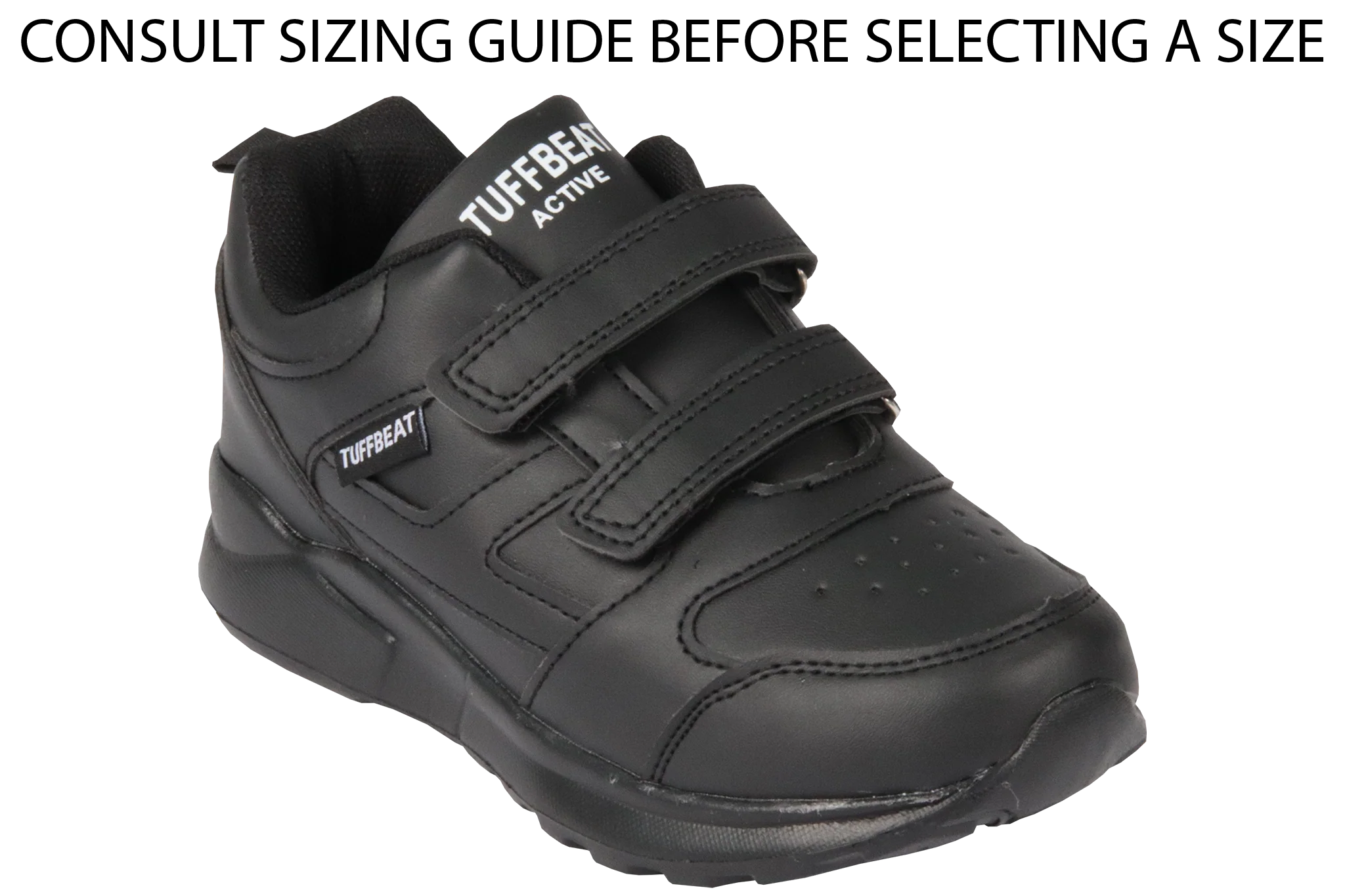 Tuffbeat Velcro Takkies - Black